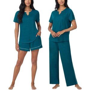 NEW Carole Hochman Women's S Midnight 3-Piece Pajama Set